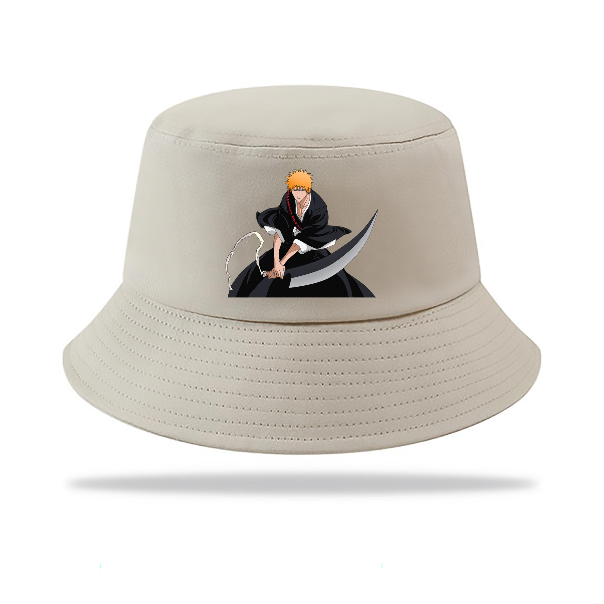 （画像用） ブリーチ 黒崎一護（くろさき いちご）BLEACH Kurosaki Ichigo アウトドア日除けバケットハット